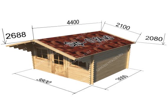 Проект летнего домика GH 022