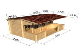 Проект летнего домика GH 026