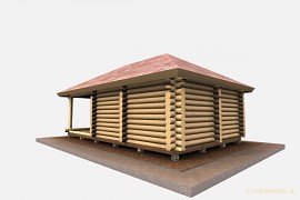 В-436 Беседка Б280_4