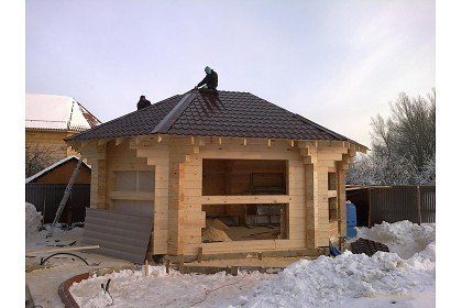 Дома из профилированного бруса