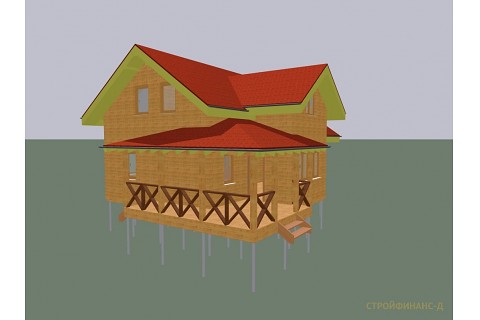 Дом (каркас) Артем-пилот